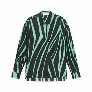 IRO PARIS silk zebra print shirt, size 0, LIKE NEW!